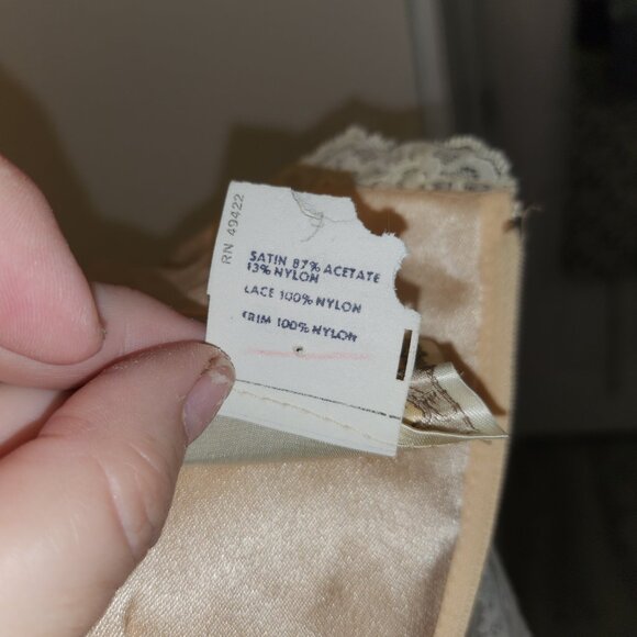 Vintage Gunne Sax Satin Gown (70's) WT - Picture 5 of 11